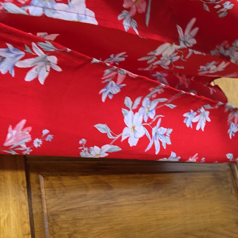 H&M Red Floral Maxi Dress - Picture 4 of 5
